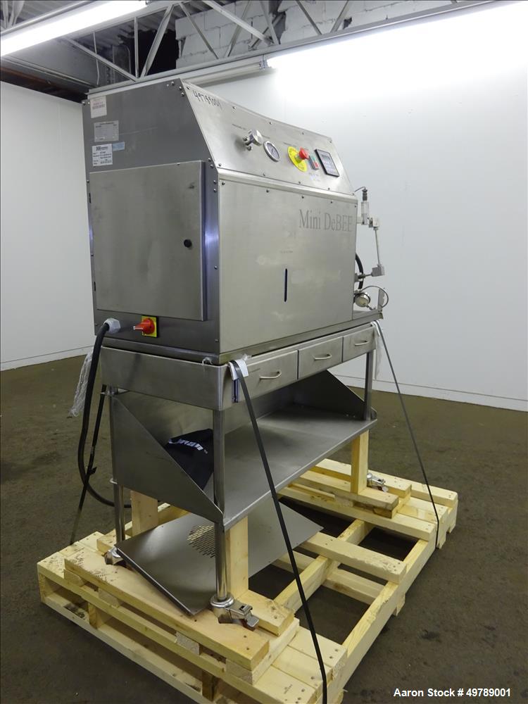 Used B.E.E. International Ltd. Homogenizer, Model Mini DeBEE.