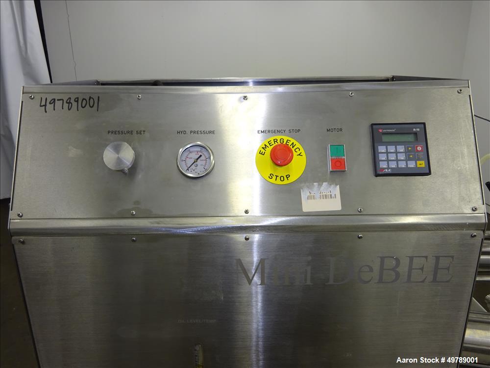Used B.E.E. International Ltd. Homogenizer, Model Mini DeBEE.