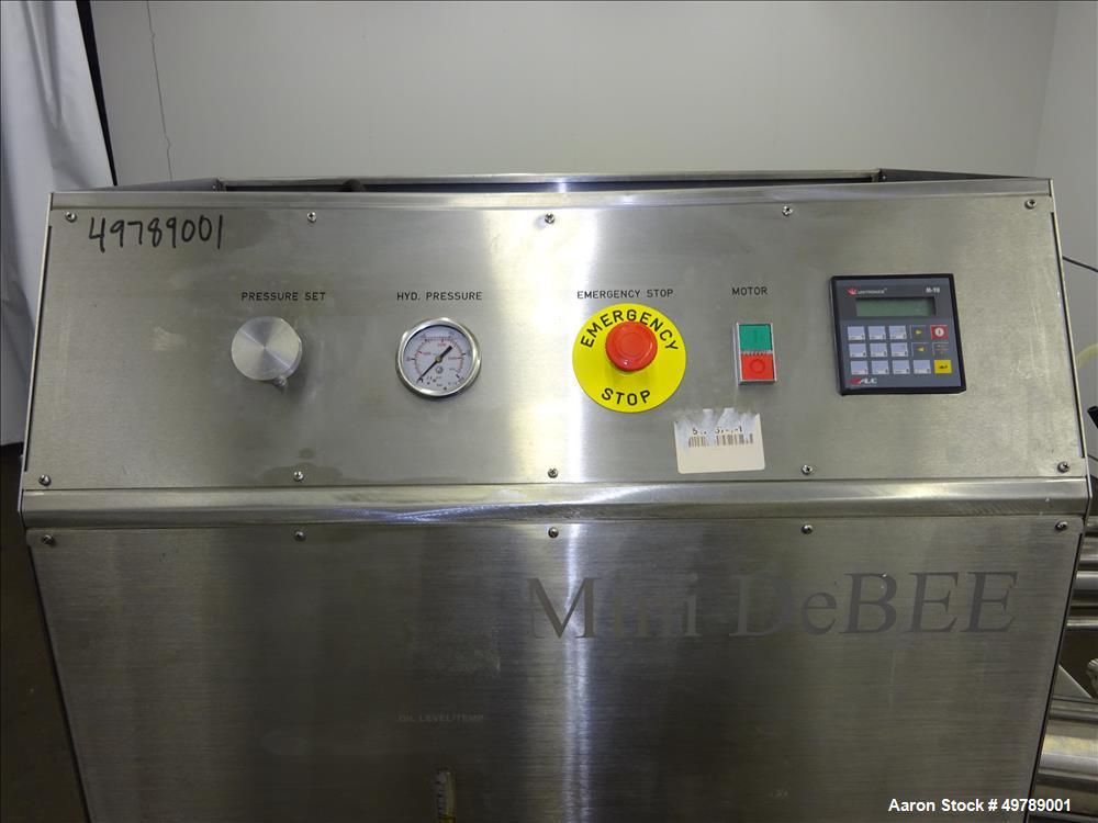 Used- B.E.E. International Ltd. Homogenizer, Model Mini DeBEE.