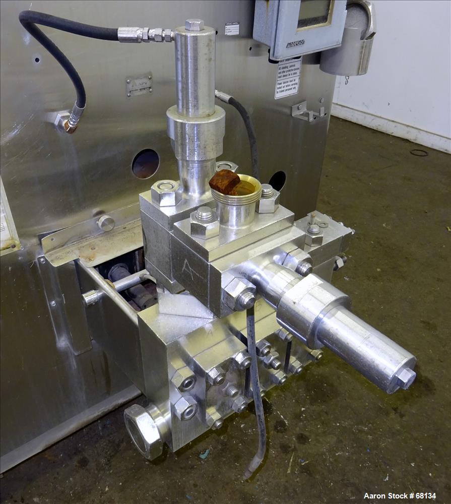 Used Stainless Steel APV Crepaco Homogenizer, Model 3DL421