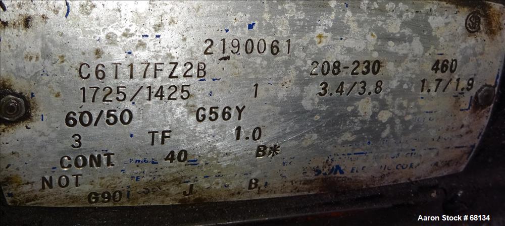 Used Stainless Steel APV Crepaco Homogenizer, Model 3DL421