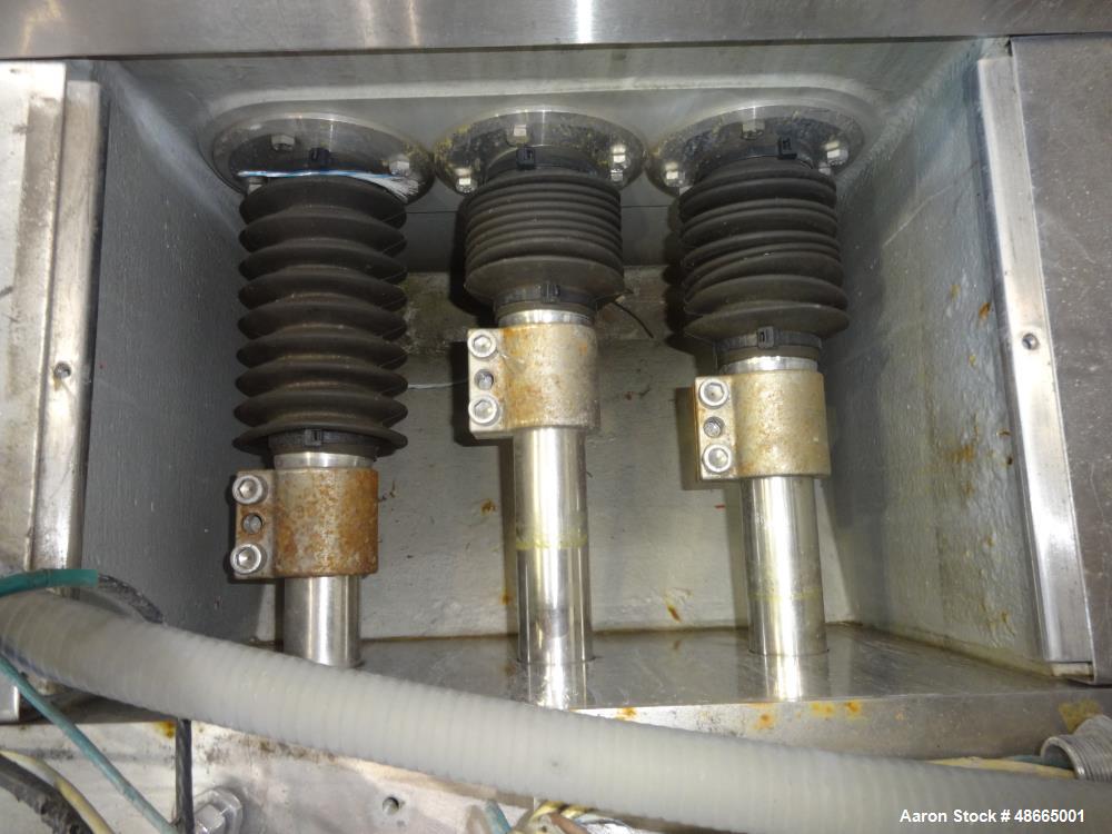 Used APV Homogenizer, Model G55-5B, 316 Stainless Steel.