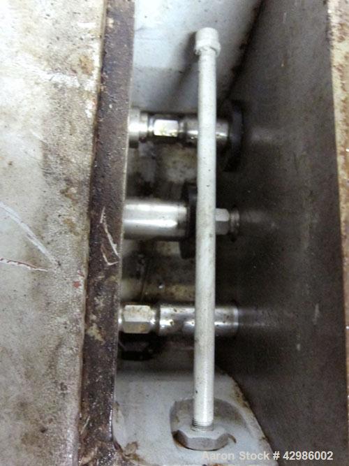 Used APV Gaulin Homogenizer, Model 150-75 MP3-5TBS, 15-5 PH Stainless Steel. Capacity 150 gallons per hour, 3000 psi maximum. Single stage homogenizing valve assembly. Tapered field removable valve s...