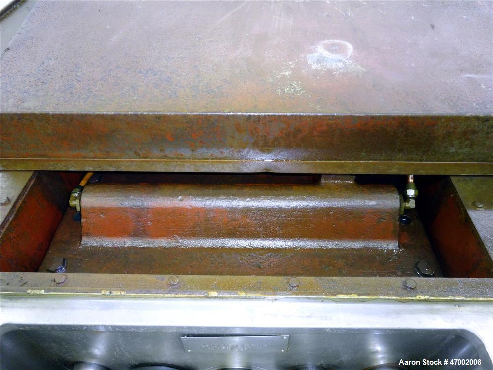 Used APV Gaulin Homogenizer, Model 1500 M30 2.5 PS, 304 Stainless Steel.