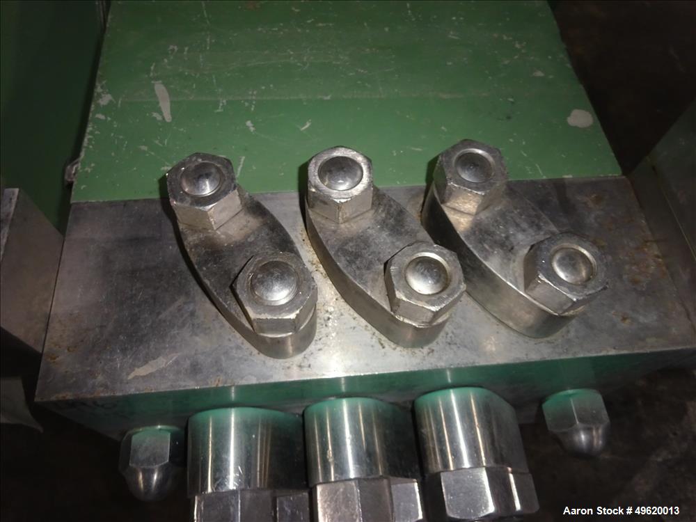 Used Gaulin Homogenizer, Model 160 M6 10 TBS, Stainless Steel.