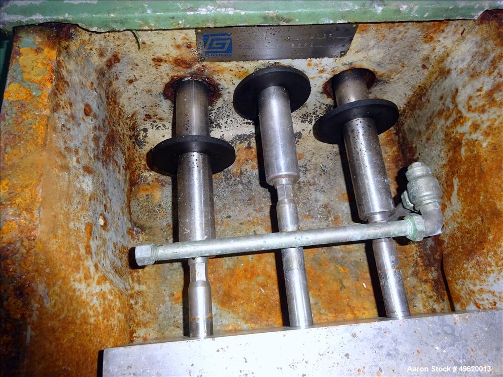 Used Gaulin Homogenizer, Model 160 M6 10 TBS, Stainless Steel.