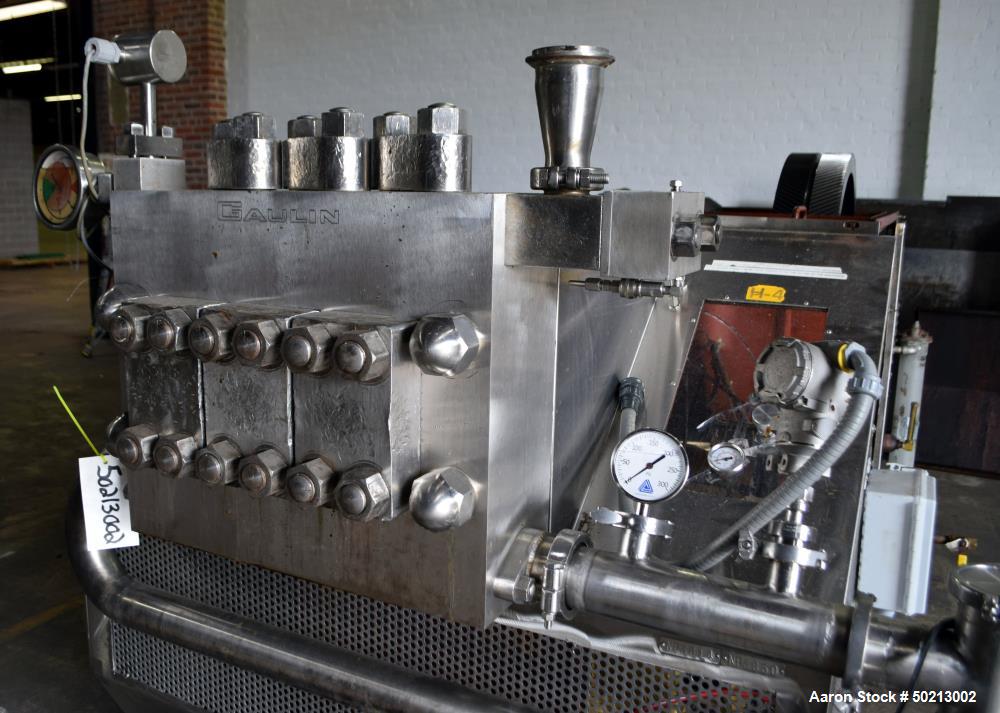Used APV Gaulin Homogenizer, Model MS45.