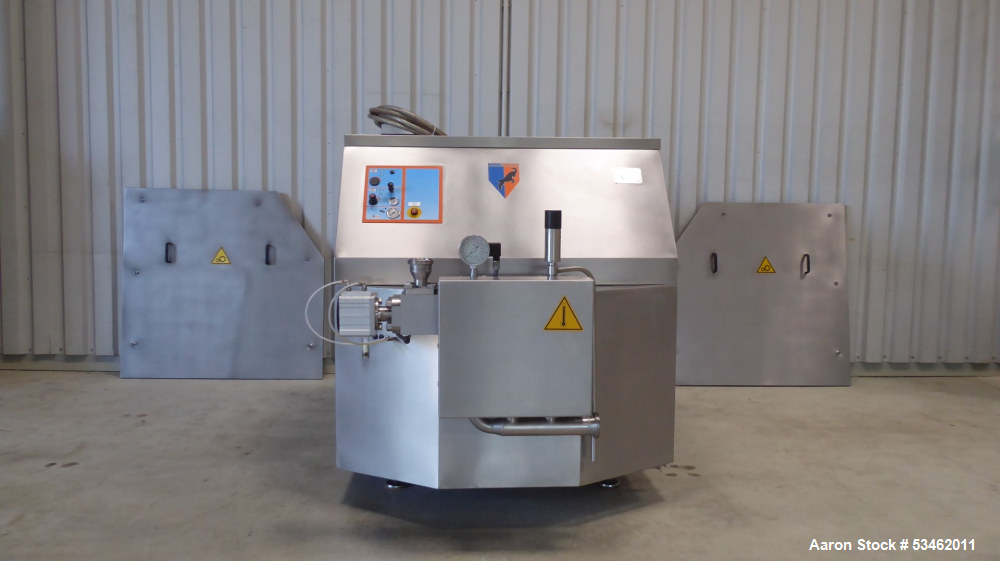Used GEA Niro Soavi NS3037H Homogenizer | 6,000 LPH Stainless Steel Dairy Homogenizer