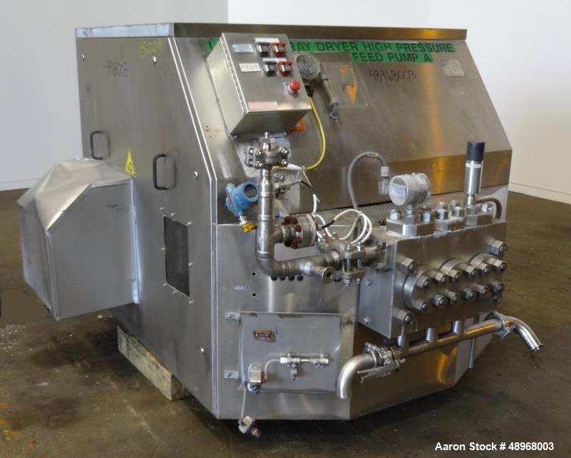 Used GEA Niro Soavi Homogenizing High Pressure Pump, Type NS3075P.