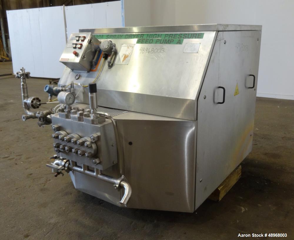 Used- GEA Niro Soavi Homogenizing High Pressure Pump, Type NS3075P.