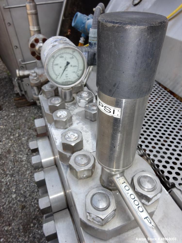 Used GEA Niro Soavi Homogenizing High Pressure Pump, Type NS3075P.