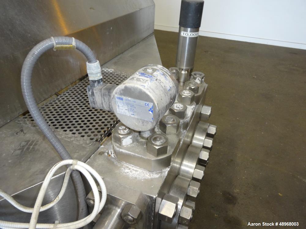 Used- GEA Niro Soavi Homogenizing High Pressure Pump, Type NS3075P.