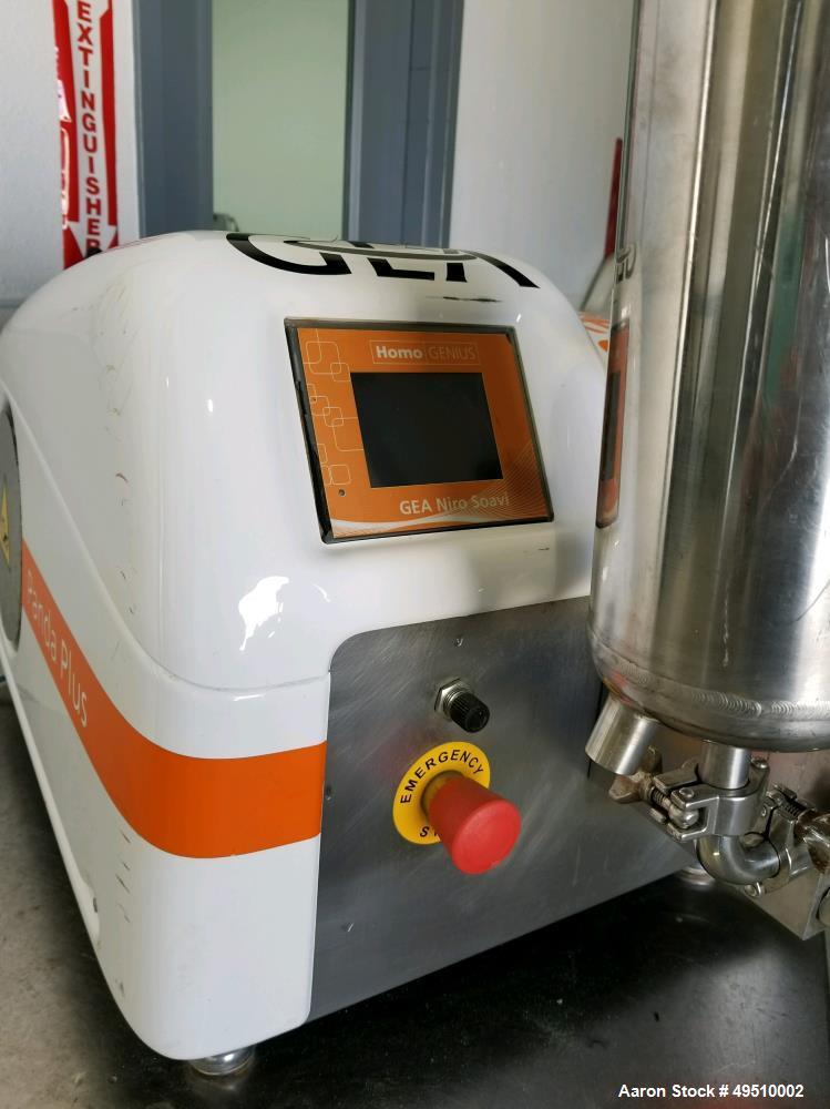 Used GEA Niro Soavi, Panda Plus 2000 Bench Top Homogenizer, Rated 200 MPa. Stainless steel. Year. 2012.