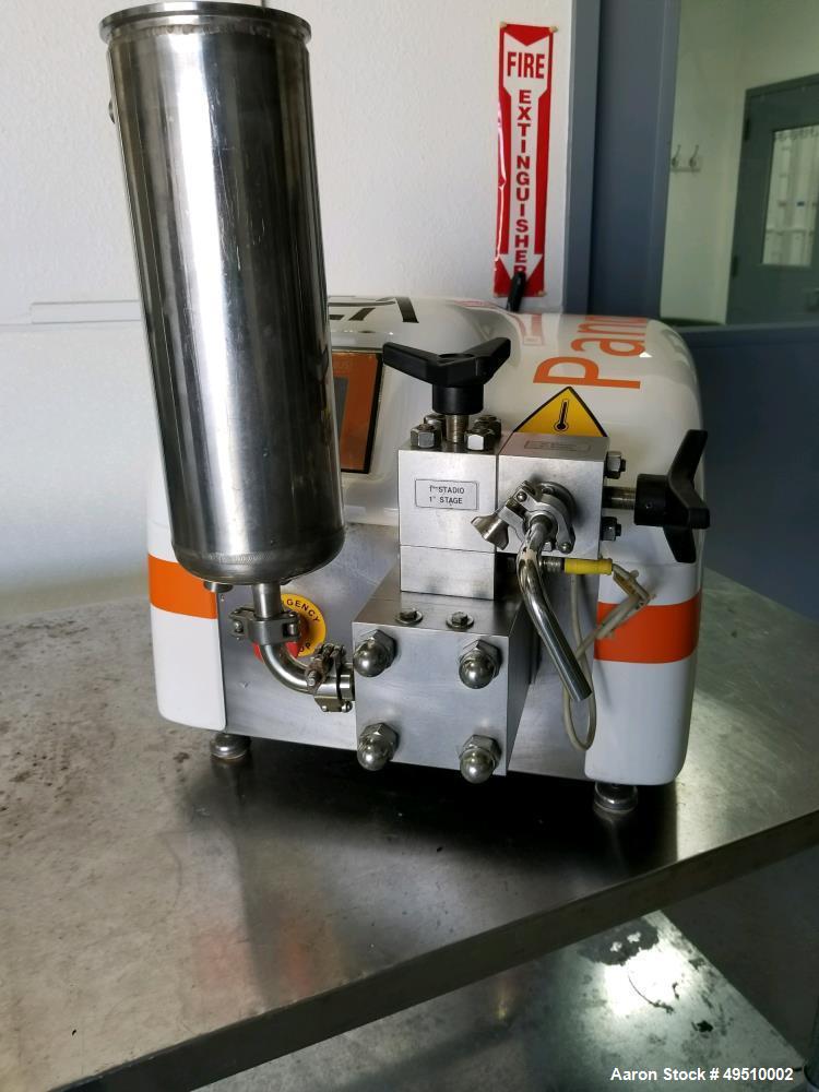 Used GEA Niro Soavi, Panda Plus 2000 Bench Top Homogenizer, Rated 200 MPa. Stainless steel. Year. 2012.