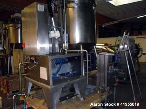 Used Koruma Disho V170/1300 Homogenizer. Usable for food, cremes, gels. Set size up to 1100 liter. Double jacketed, 87 psi (6 bar), with vacuum. Working environment 36.2 psi (2.5 bar). With new, mode...