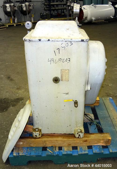 Used Manton-Gaulin Sub-Micron Disperser Homogenizer, Type 125KL3-5BS, 304 Stainless Steel.  Capacity 125 gallons per hour, 5000 psi maximum.  2 Stage homogenizing valve assembly.  Ball  valves, sprin...