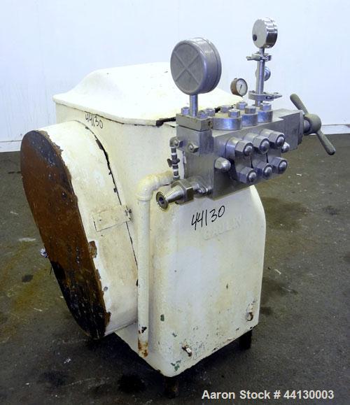 Used Stainless Steel Manton Gaulin Homogenizer, Model 60HPKF3 5BS