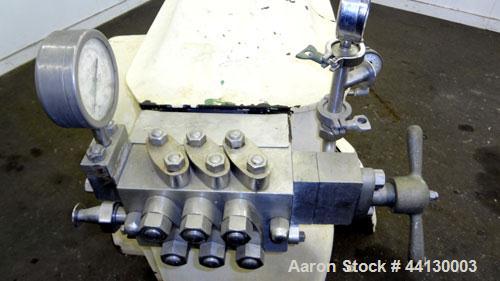 Used Stainless Steel Manton Gaulin Homogenizer, Model 60HPKF3 5BS