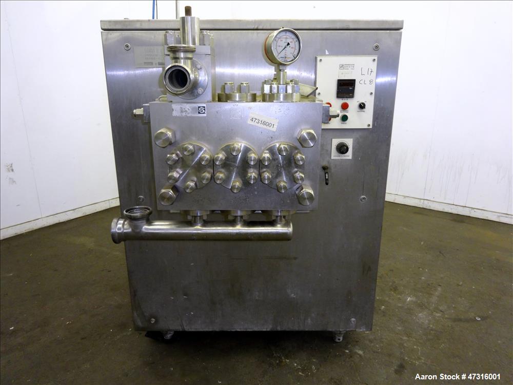 Used GEA Niro Soavi Dairy Homogenizer