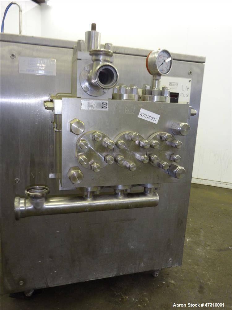 Used GEA Niro Soavi Dairy Homogenizer