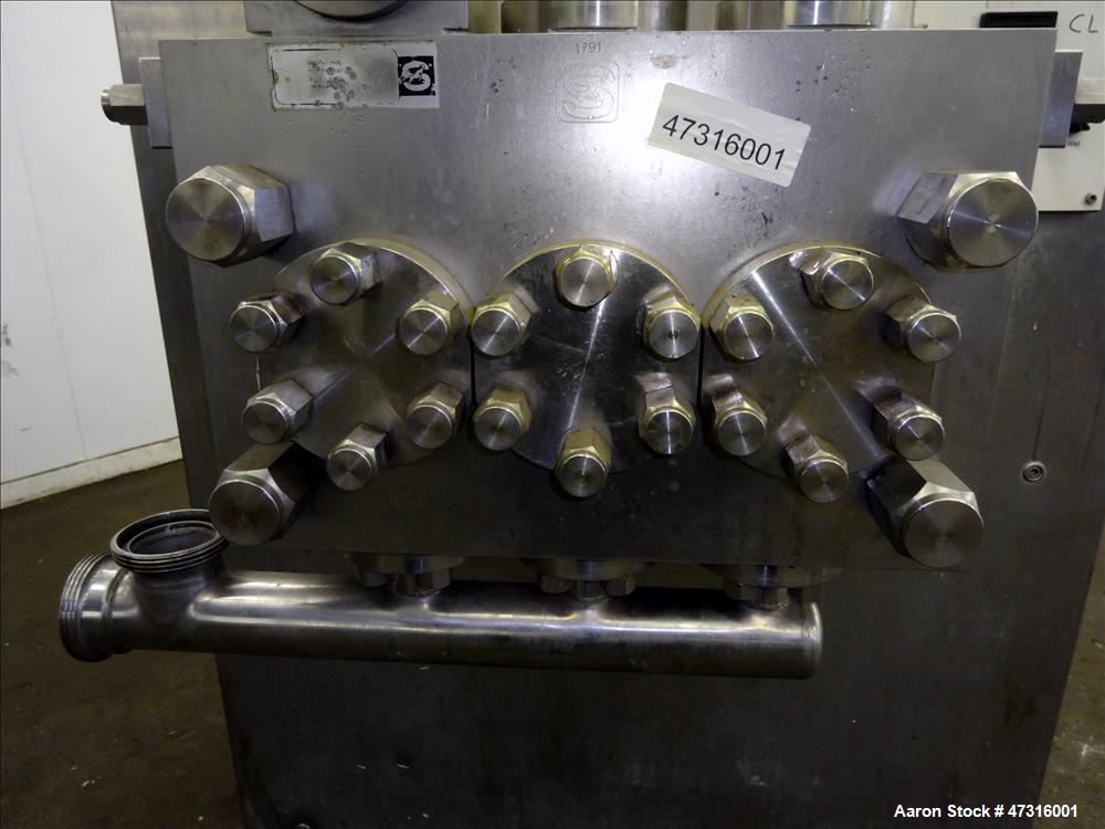 Used GEA Niro Soavi Dairy Homogenizer