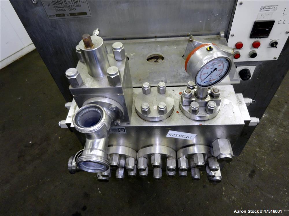 Used GEA Niro Soavi Dairy Homogenizer