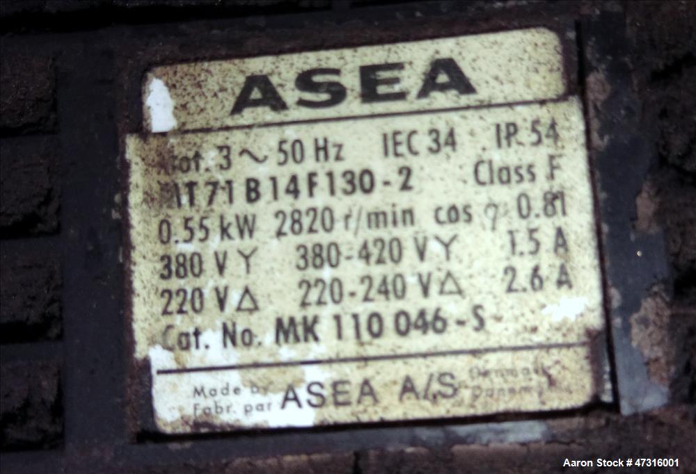 Used GEA Niro Soavi Dairy Homogenizer