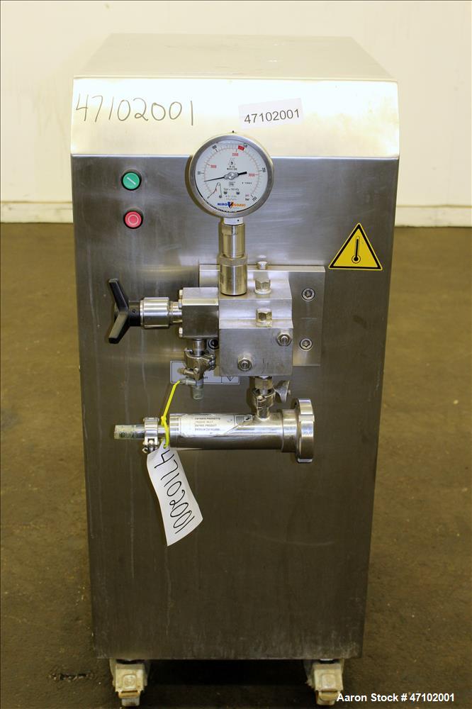 Used Niro Soavi Homogenizer, Type NS1002H, 304 Stainless Steel.