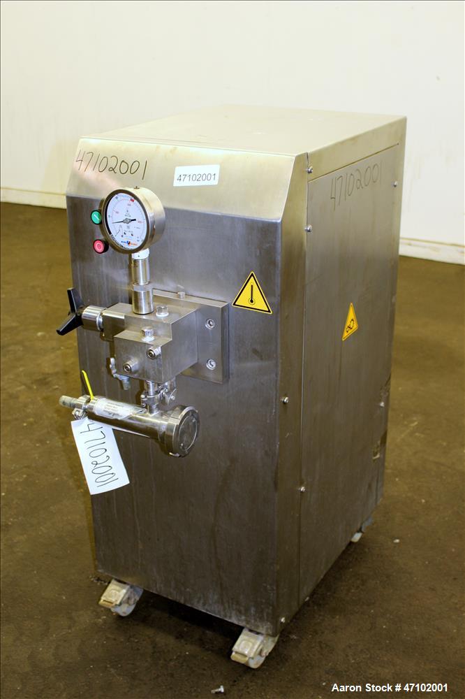 Used Niro Soavi Homogenizer, Type NS1002H, 304 Stainless Steel.
