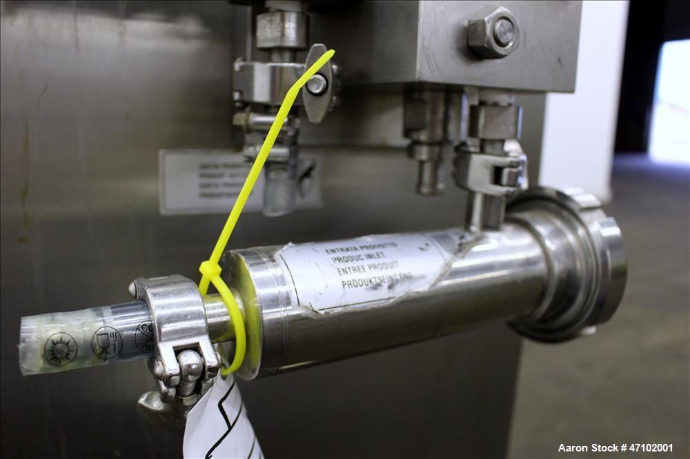 Used Niro Soavi Homogenizer, Type NS1002H, 304 Stainless Steel.