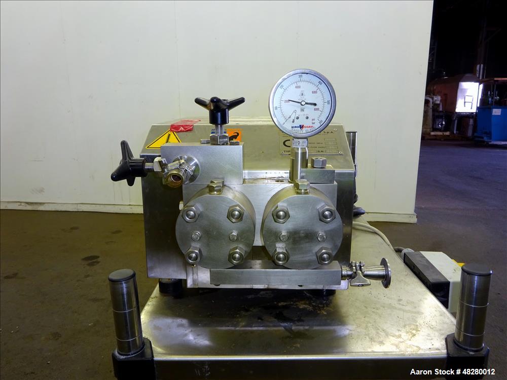 Used GEA Niro Soavi Panda High Pressure Laboratory Homogenizer, Model NS2001H.