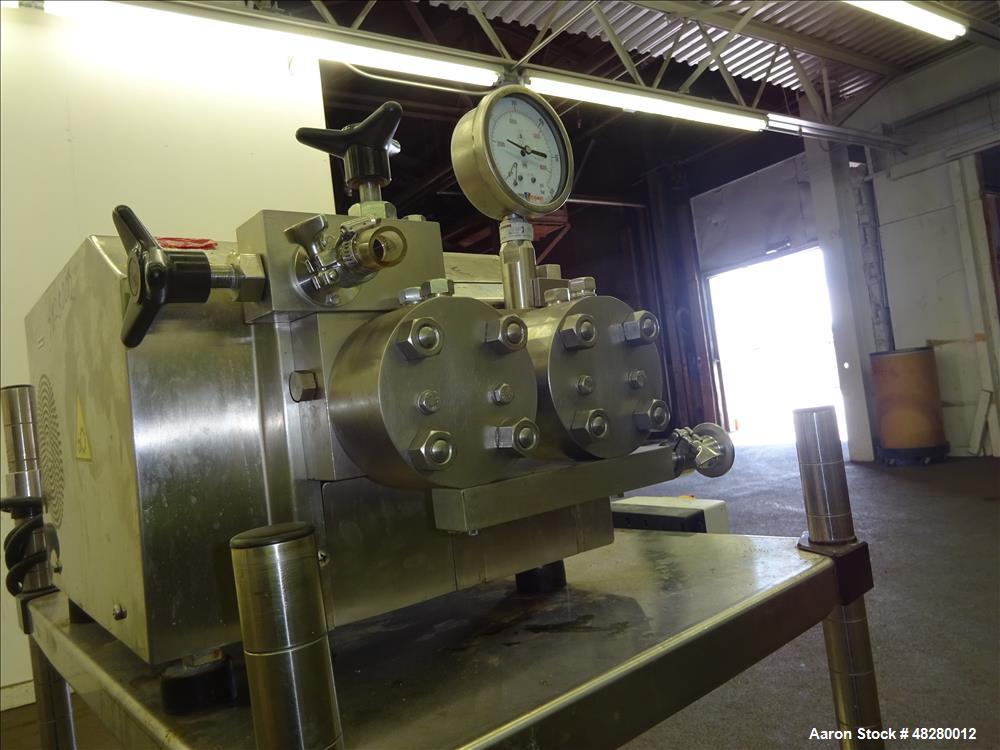 Used GEA Niro Soavi Panda High Pressure Laboratory Homogenizer, Model NS2001H.
