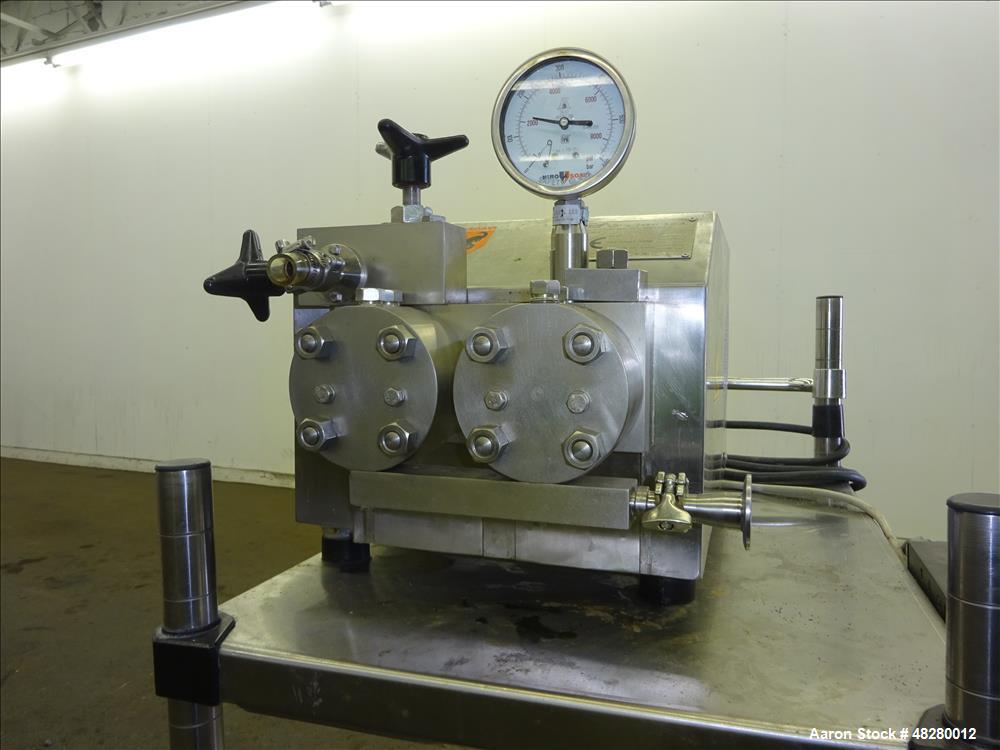 Used GEA Niro Soavi Panda High Pressure Laboratory Homogenizer, Model NS2001H.