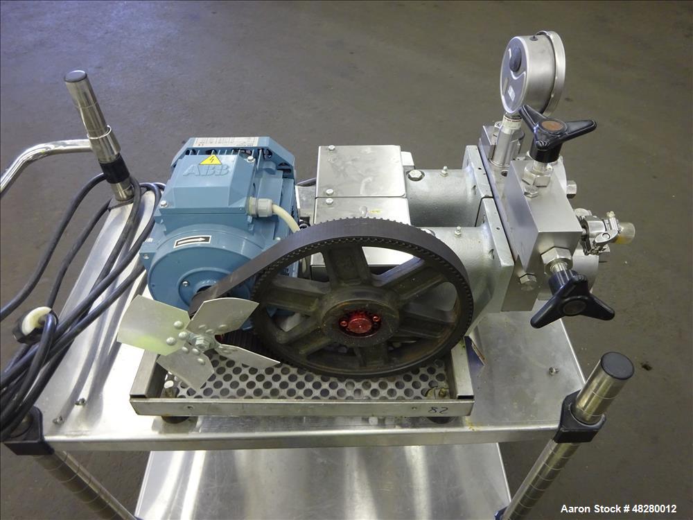 Used GEA Niro Soavi Panda High Pressure Laboratory Homogenizer, Model NS2001H.
