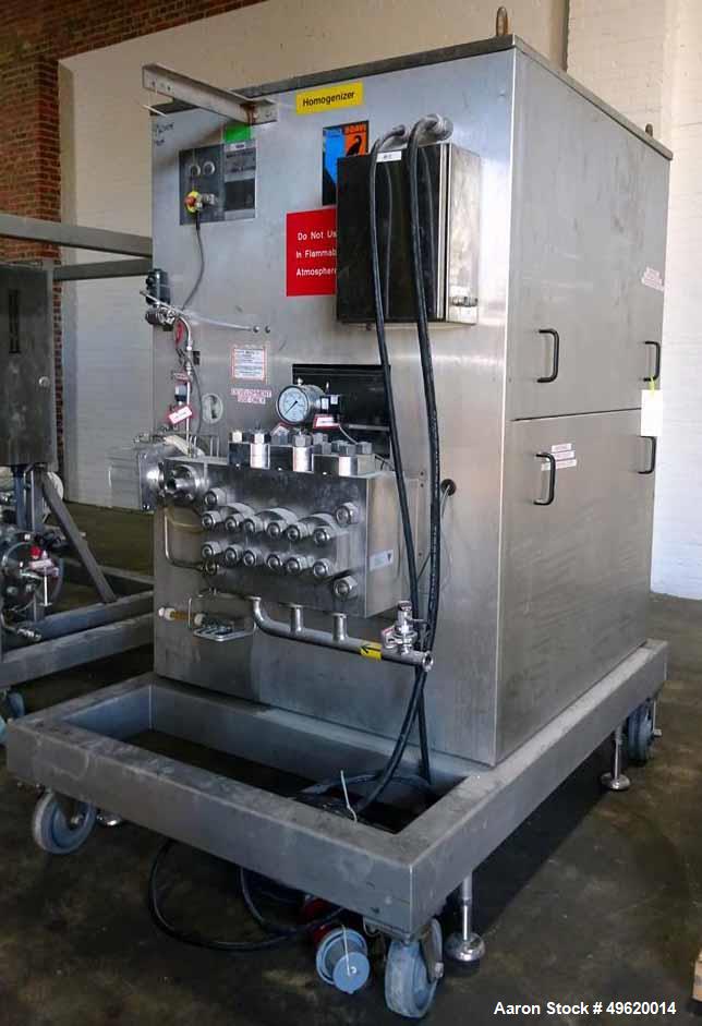 Used Niro Soavi Homogenizer, Model NS3037-H, Stainless Steel.