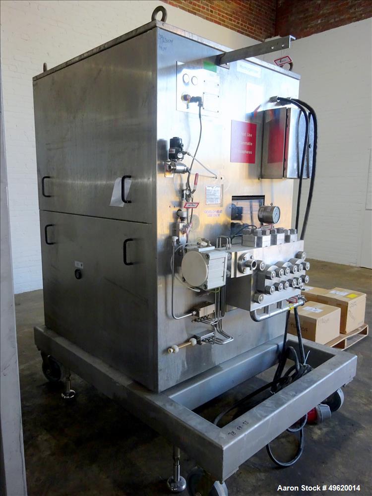 Used Niro Soavi Homogenizer, Model NS3037-H, Stainless Steel.