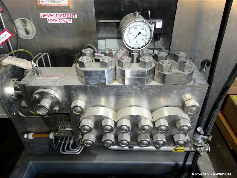 Used Niro Soavi Homogenizer, Model NS3037-H, Stainless Steel.