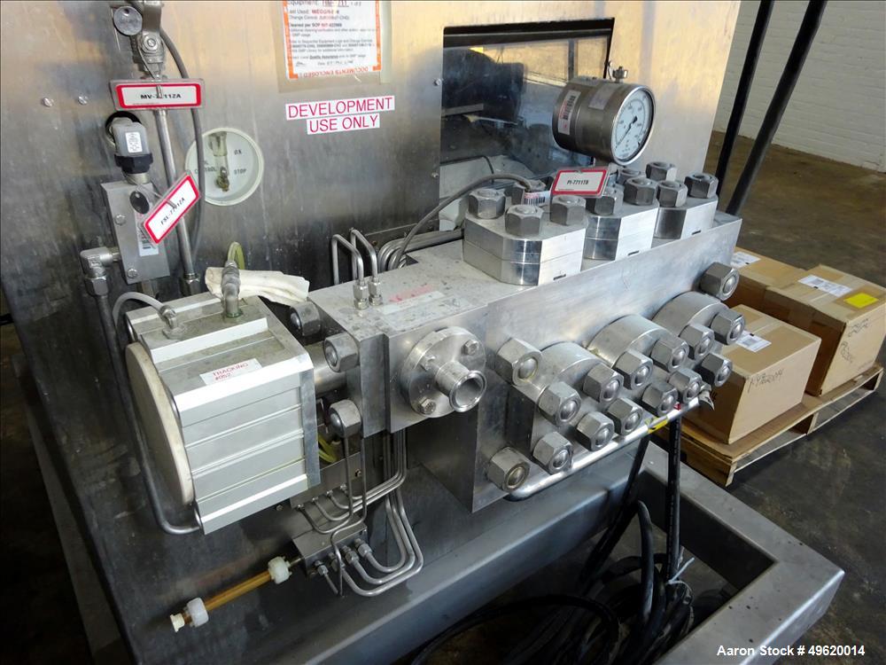 Used Niro Soavi Homogenizer, Model NS3037-H, Stainless Steel.