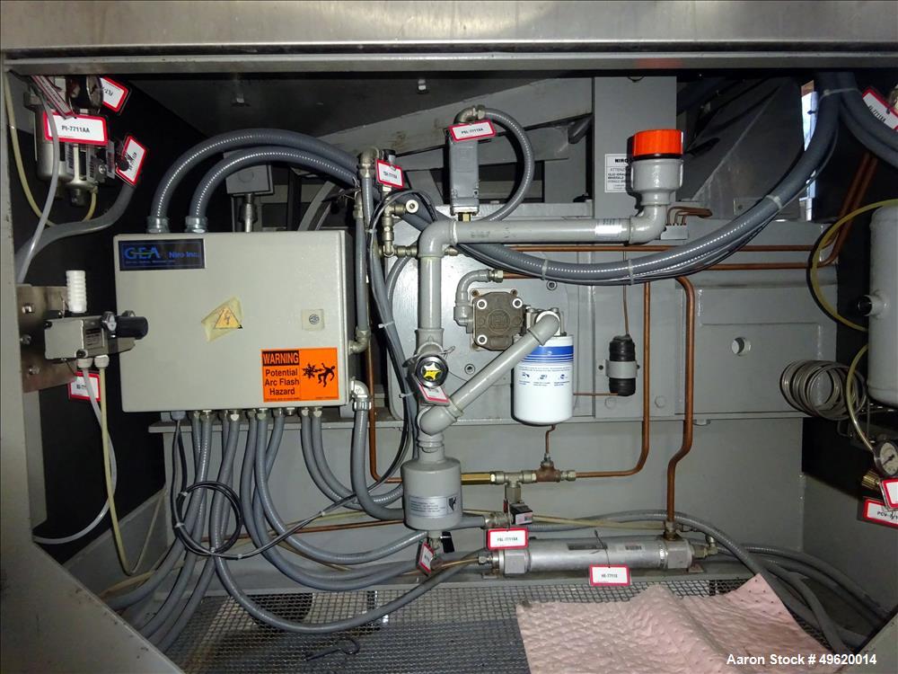 Used Niro Soavi Homogenizer, Model NS3037-H, Stainless Steel.
