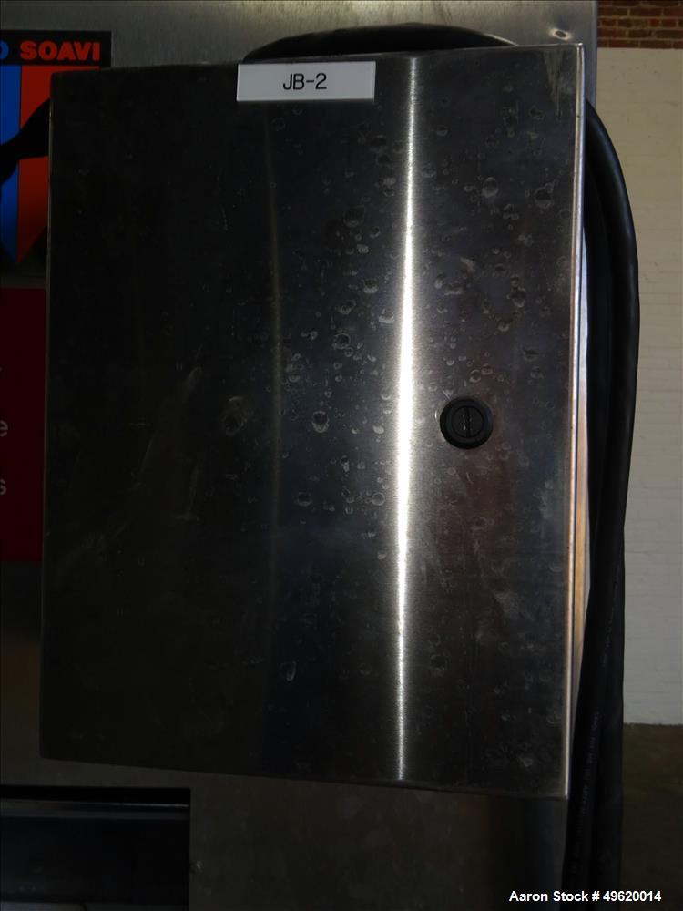 Used Niro Soavi Homogenizer, Model NS3037-H, Stainless Steel.