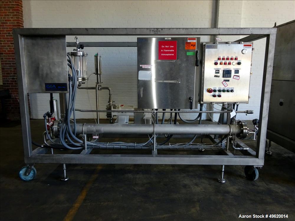 Used Niro Soavi Homogenizer, Model NS3037-H, Stainless Steel.