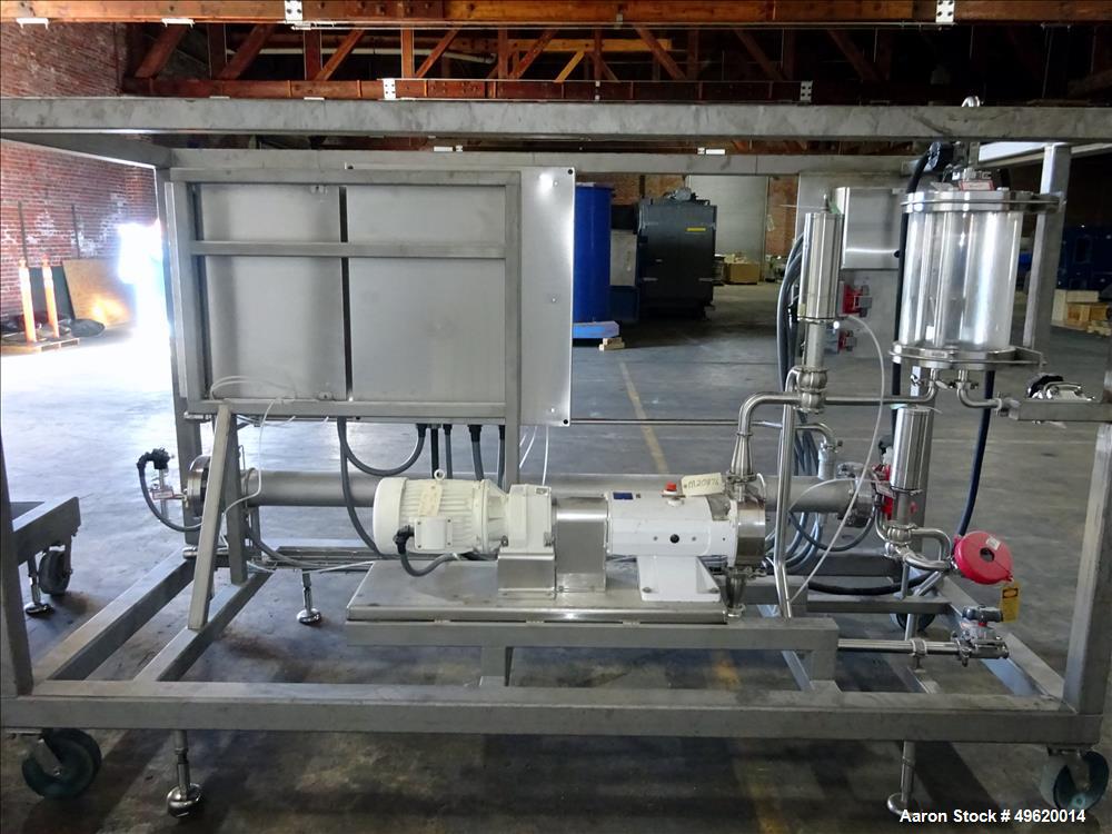 Used Niro Soavi Homogenizer, Model NS3037-H, Stainless Steel.