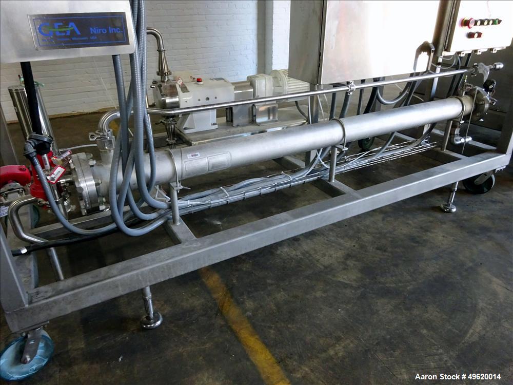 Used Niro Soavi Homogenizer, Model NS3037-H, Stainless Steel.