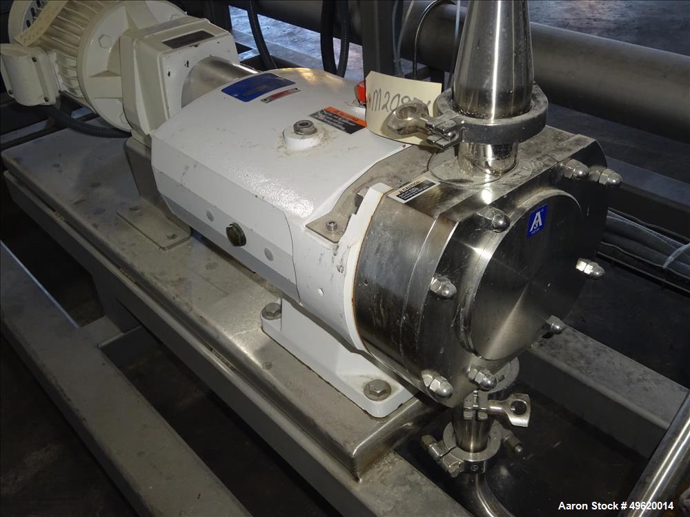 Used Niro Soavi Homogenizer, Model NS3037-H, Stainless Steel.