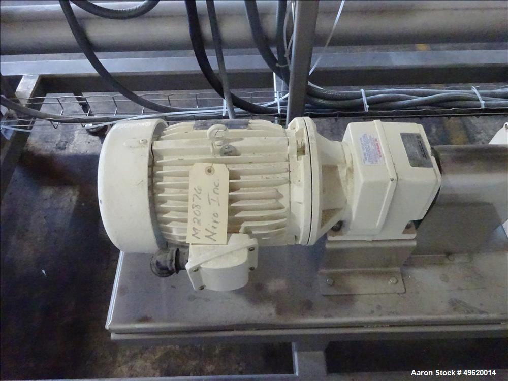 Used Niro Soavi Homogenizer, Model NS3037-H, Stainless Steel.