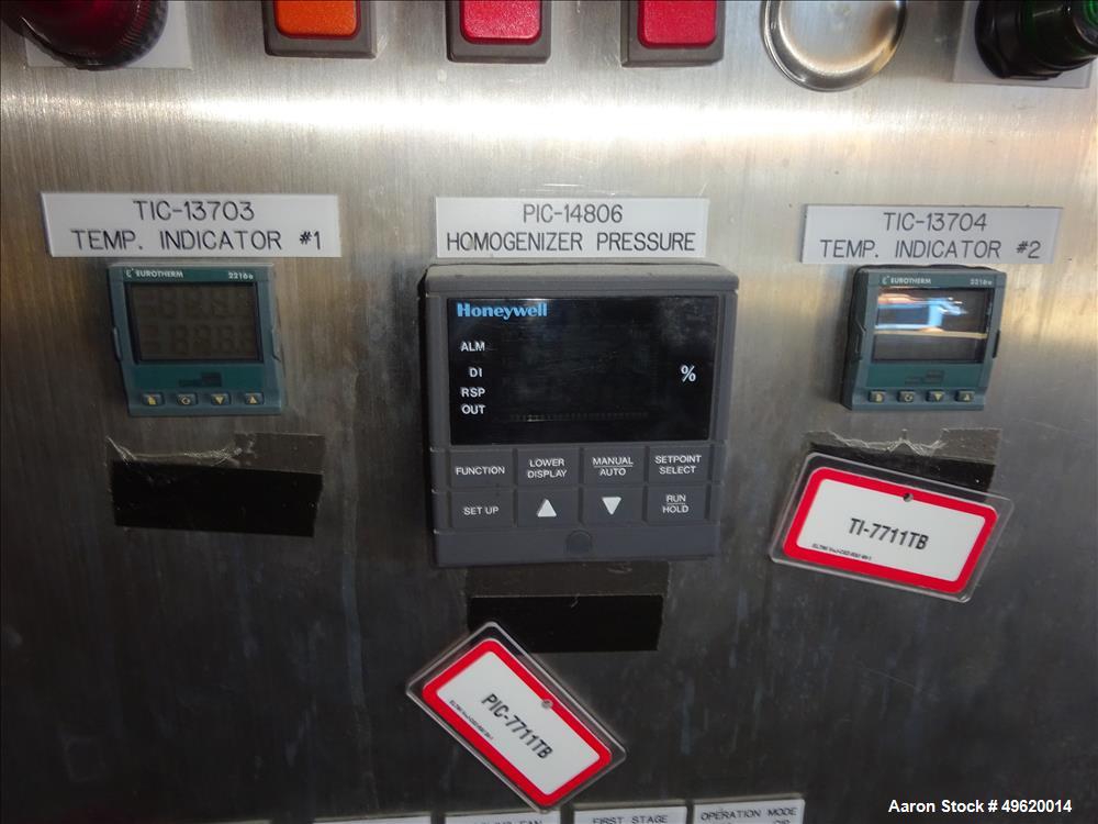 Used Niro Soavi Homogenizer, Model NS3037-H, Stainless Steel.