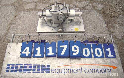 Used Avestin High Pressure Homogenizer, Model Emulsiflex-C50, Stainless Steel. Air/gas driven, double acting high pressure pump. 500 to 30,000 maximum psi, minimum sample 25 milliliters, capacity of ...