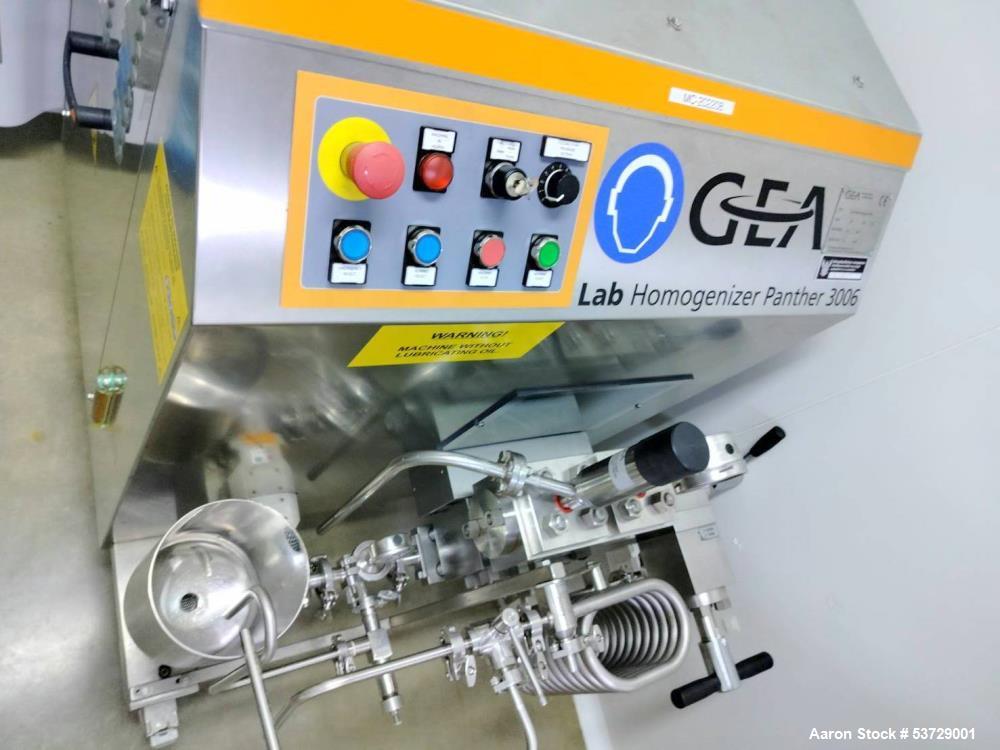 Used GEA Panther1500 Lab Homogenizer – 150 MPa | 50 L/h | Nanoemulsion | High Shear | 2022 | <300 Hrs Use