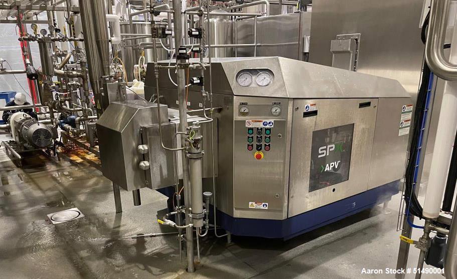 Used SPX APV Homogenizer, Model G110T70BX. Rate
