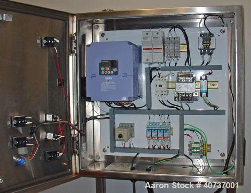 Used Sonic Corp High Pressure Sonolator Homogenizer Mixing System, Model A-CIP Sonolator TM. 316 stainless steel components. Processes up to 1 gallon per minute, pressure up to 1000 psi, Moyno pump L...
